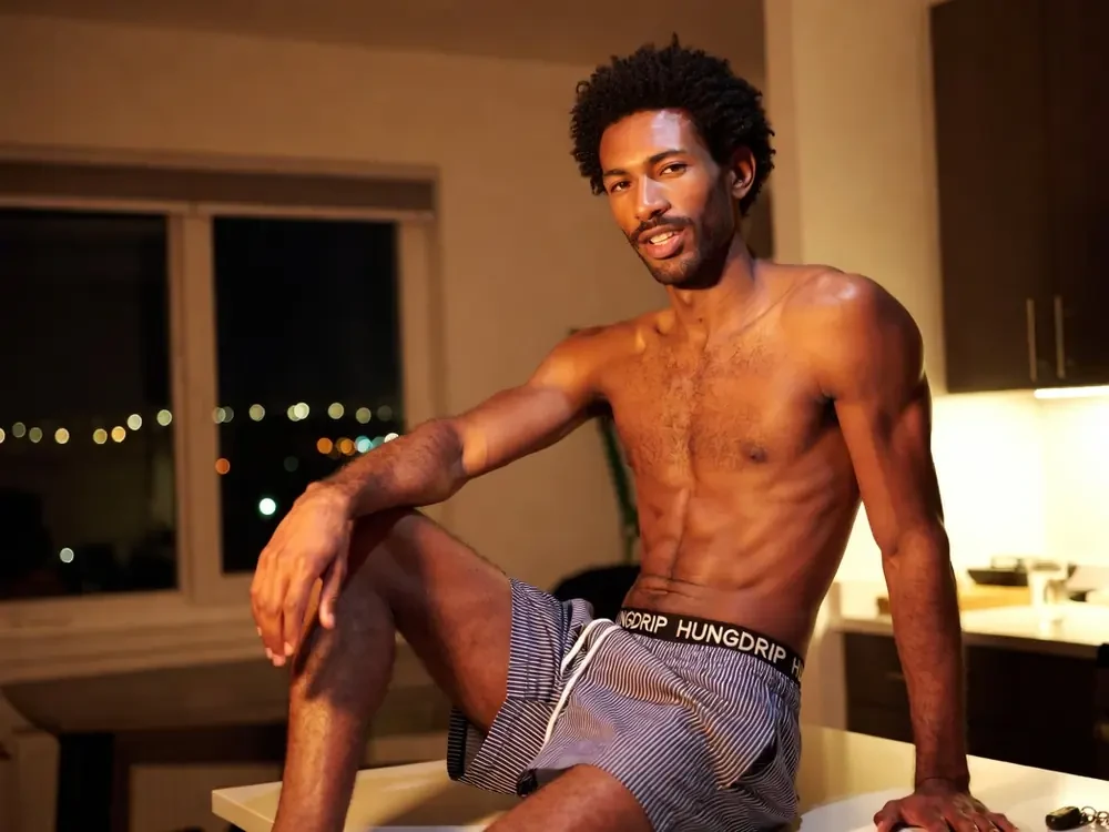 Clearly adult Black male creator