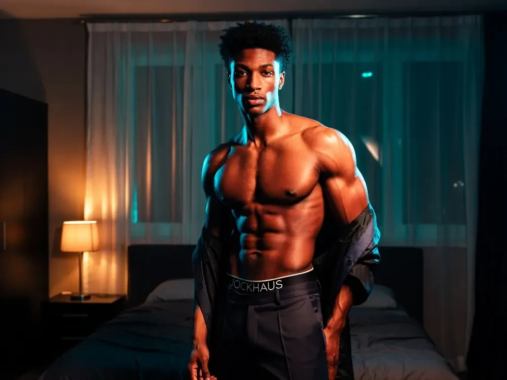 Clearly adult Black male creator
